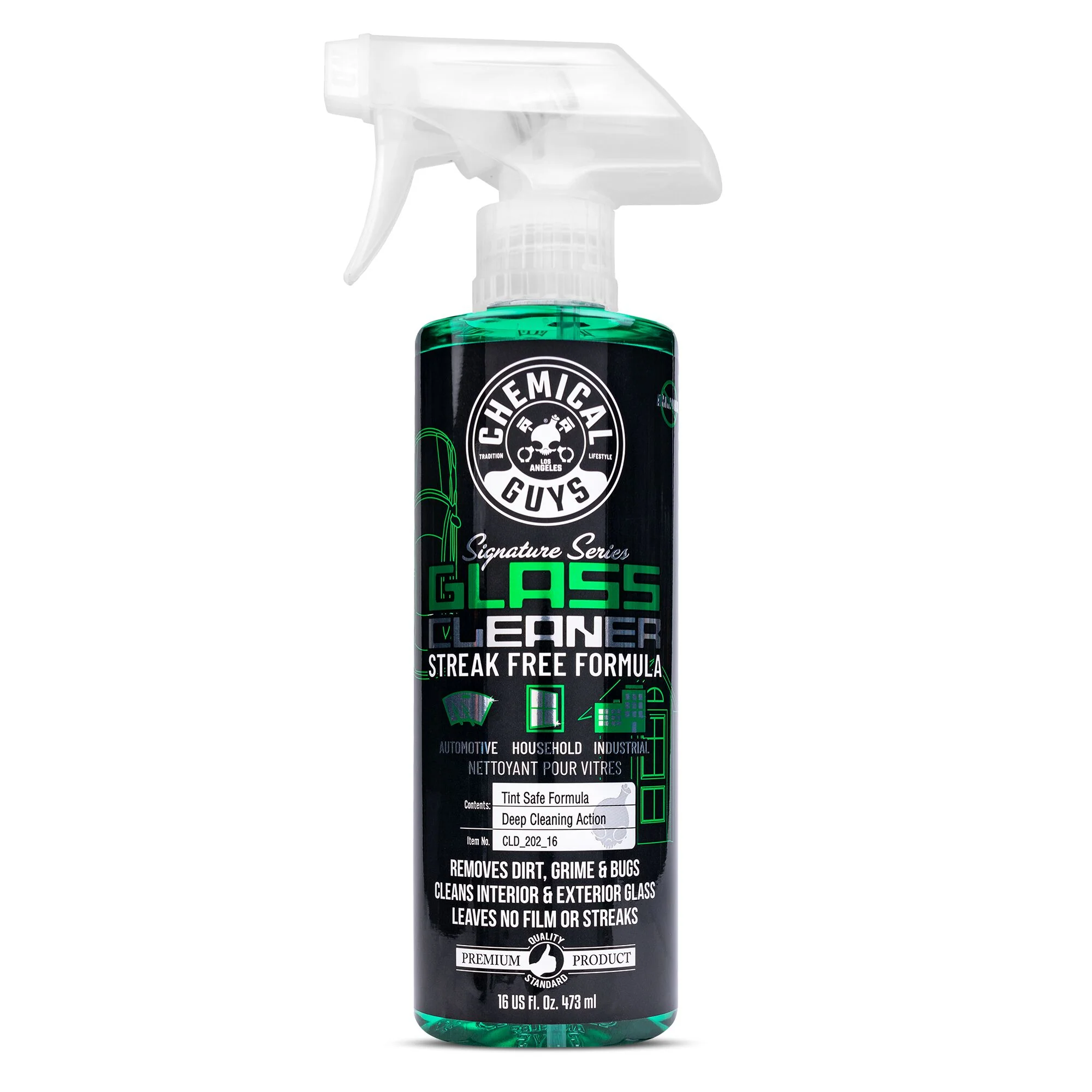 0-0-000000-CLD_202_16-front-2000x2000-1.webp Signature Series Glass Cleaner Ammonia Free Spray