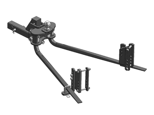 02-2197-2T.webp Blue Ox BXW06732 2 Point 6-Hole Shank Weight Distribution Hitch, 2" Ball, 12,000 GTW, 600 TW