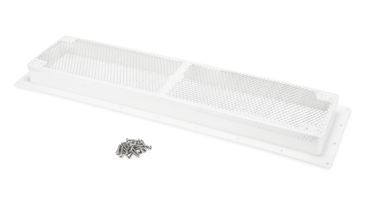421612.webp Camco | RV Refrigerator Roof Vent Base | 42161 | White