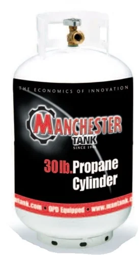 66-4907-2T.webp Manchester Tank 1160TCTH.5 Steel Tank LP Gas Cylinder - 30 Lbs
