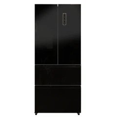 Everchill16.2CuFtrefrigeratorpic6.webp Everchill 16.2 cu ft 110 volt, 4 Door, French Black Glass Refrigerator 2022302237/SRM-418CBG-E - DISCONTINUED 3/25/25