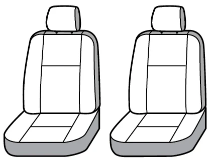 Covercraft GTC4137ABCAGY Carhartt PrecisionFit Carhartt Gravel 1000 Denier Nylon Seat Cover