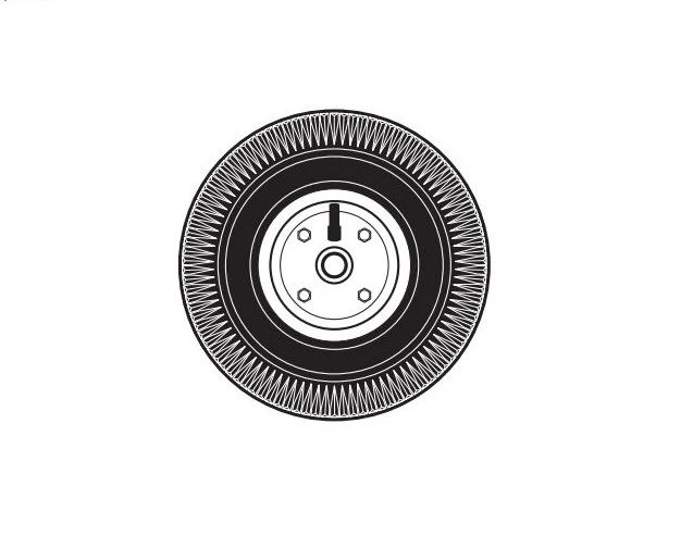 Barker Mfg. 32347 Portable Waste Holding Tank Wheel